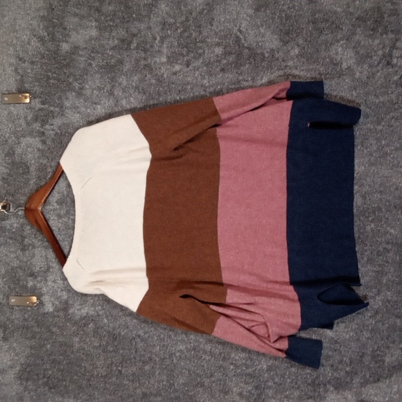 Madewell Kent Striped Cardigan Sweater Coziest Yarn Clorblock Womens Small - Picture 5 of 8